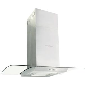 vidaXL Eilandafzuigkap 756 m&sup3;/u LED 90 cm roestvrij staal