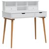vidaXL Toilettafel Set FAUSKE 2 pcs Wit 100 x 50 x 103,5 cm