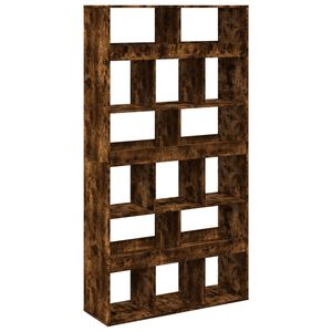 vidaXL Boekenkast 100x33x187,5 cm bewerkt hout gerookt eikenkleurig