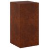 vidaXL Plantenstandaard Roestkleurig 40 x 40 x 80 cm weervast staal