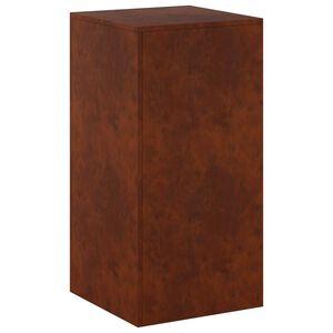 vidaXL Plantenstandaard Roestkleurig 40 x 40 x 80 cm weervast staal