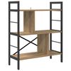 vidaXL Boekenkast Artisan Eiken 75 x 30 x 91 cm Bewerkt hout