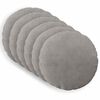vidaXL Kussensloop 6 pcs HEERLEN Lichtgrijs &Oslash; 30 cm corduroy