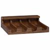 vidaXL Koffer Bruin 36 x 30 x 10 cm Massief Mahoniehout