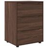 vidaXL Opbergkast 60 x 48 x 81 cm Bewerkt hout Bruin Eiken