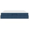 vidaXL Opbergbed met matras met matras Blauw 200 x 200 cm Polyester