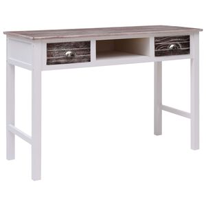 vidaXL Schrijftafel 110x45x76 cm hout bruin