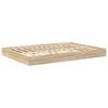 vidaXL Boekenkast Bed Sonoma eiken 160 x 200 cm Bewerkt hout
