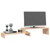 vidaXL Monitorstandaard (52-101)x22x14 cm massief grenenhout