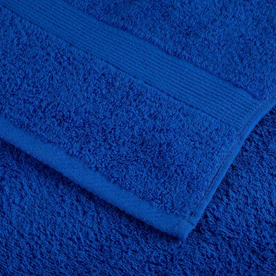 vidaXL Gastendoekjes SOLUND 2 st 600 g/m² 30x50 cm blauw