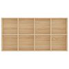 vidaXL Boekenkast/dressoir 66x30x130 cm bewerkt hout sonoma eikenkleur