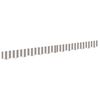 vidaXL Vervangende markies volant Lichtgrijs en wit. 3 m Polyester