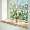 vidaXL Vensterbanken 2 st onbehandeld 80x30x2 cm massief eikenhout