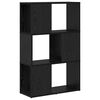 vidaXL Tv-meubelset 60 x 24 x 94,5 cm Zwart Bewerkt hout
