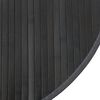 vidaXL Vloerkleed rond 100 cm bamboe grijs