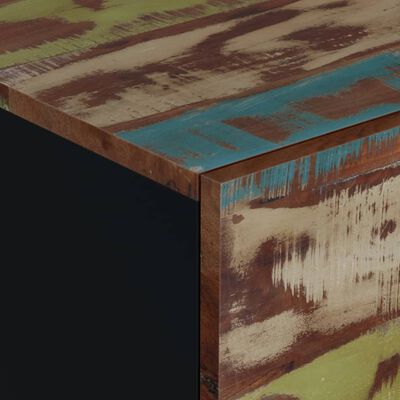 vidaXL Salontafel 80x50x40 cm massief gerecycled hout en bewerkt hout