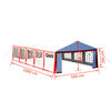 vidaXL Partytent 10x5 m rood