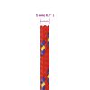 vidaXL Boottouw 5 mm 25 m polypropyleen rood