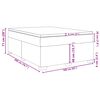 vidaXL Boxspring met matras kunstleer wit 160x200 cm
