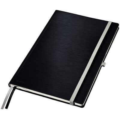 Leitz Notitieboek Style gelijnd A4 zwart