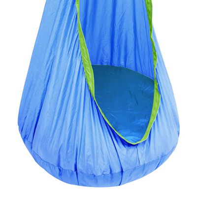 vidaXL Hangmat/schommel voor kinderen 80 kg blauw