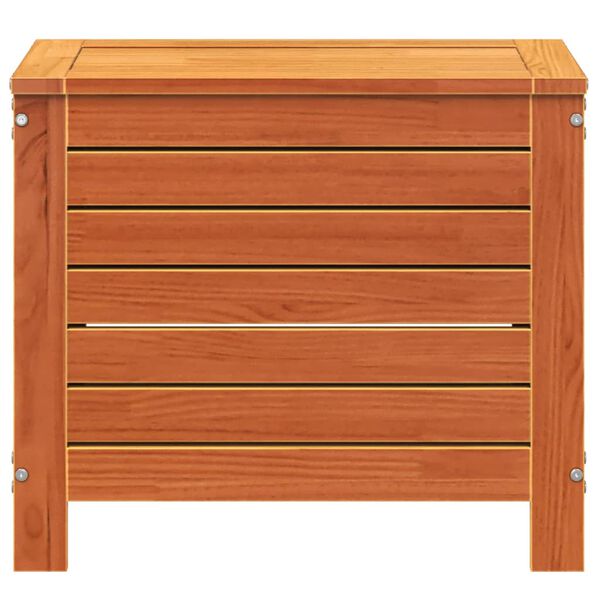 vidaXL Tuinvoetenbank 62x31,5x52 cm massief grenenhout wasbruin