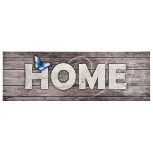 vidaXL Keukenmat wasbaar Home 45x150 cm