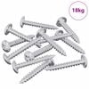 vidaXL Houten Schroeven 9231 st zilver Staal
