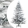 vidaXL Kunstmatige Inklapbare Kerstboom 150 cm PE & PVC Groen en wit