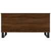 vidaXL Salontafel 90x44,5x45 cm bewerkt hout bruin eikenkleur