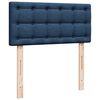 vidaXL Ottoman bed met matras 90x190cm stof blauw