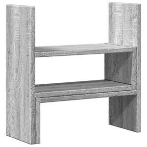 vidaXL Bureau organiser 40x17x41 cm bewerkt hout grijs sonoma eiken