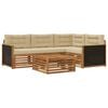 vidaXL Buiten bankenset 5 pcs Natuurlijk en Beige 79 x 79 x 37 cm