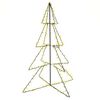 vidaXL Kegelkerstboom 240 LED's binnen en buiten 115x150 cm