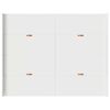 vidaXL Opbergbedframe met hoofdeinde Wit 140 x 200 cm Bewerkt hout