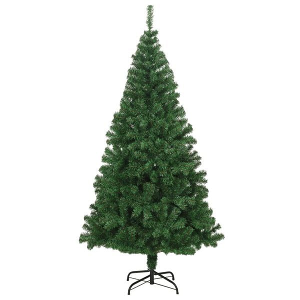 vidaXL Kunstkerstboom met dikke takken 180 cm PVC groen