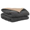 vidaXL Zomerdekbed 220 x 155 cm Zomer 200 gsm Antraciet en Taupe