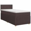 vidaXL Boxspringbed met matras Donkerbruin 80 x 200 cm Stof