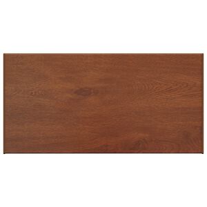 vidaXL Raamsokkel Bruin hout 100 x 40 x 4,5 cm PVC