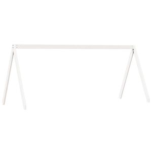 vidaXL Kinderbedhuisje 209x95,5x88 cm massief grenenhout wit