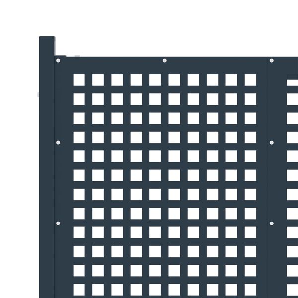 vidaXL Tuinhek staal 178x250 cm antraciet