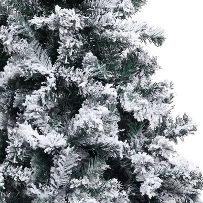 vidaXL Kunstkerstboom met verlichting en kerstballen 210 cm PVC groen