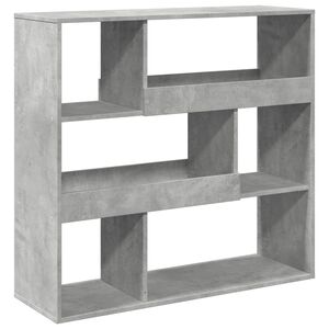 vidaXL Boekenkast / kamerscherm 100x33x94,5 cm betongrijs