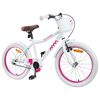 vidaXL Kinderfiets 20 Inch voor 6-11 jaar oud Wit