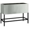 vidaXL Verhoogde Tuin Plantbak Zilver 60 x 26 x 45 cm