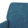 vidaXL Fauteuil 62x79x79 cm fluweel blauw
