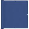 vidaXL Balkon Scherm 110 x 200 cm Oxford Stof Rechthoekig Blauw
