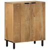 vidaXL 3-delige Dressoirs 60x33x75 cm massief mangohout bruin