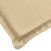 vidaXL Ligbedkussen 186x58x4 cm stof gemêleerd beige