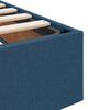 vidaXL Opbergbed met matras met matras Blauw 140 x 200 cm Polyester